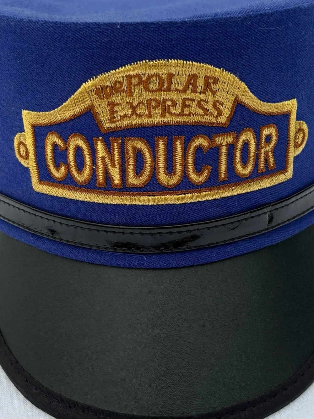 Polar Express Youth Conductor Hat Blue Train Railroad Christmas Costume Unisex